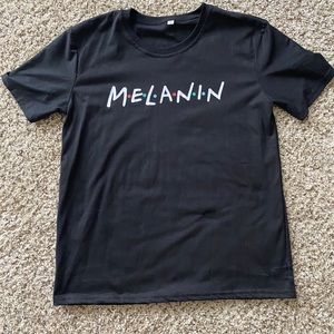 Melanin shirt with the friends theme